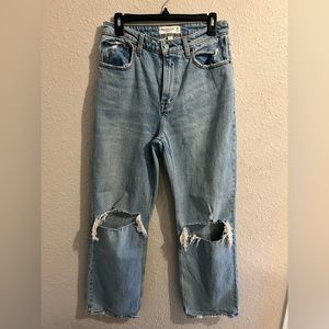 Abercrombie & Fitch 90s relaxed high rise curve love size 29/8R